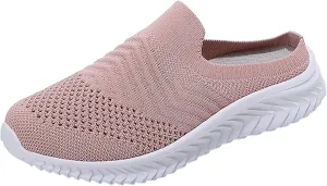 Womens Walking Tennis Shoes Lightweight Orthopedic Loafers Casual Breathable Sneakers Comfortable Mules Casual Garden Clogs