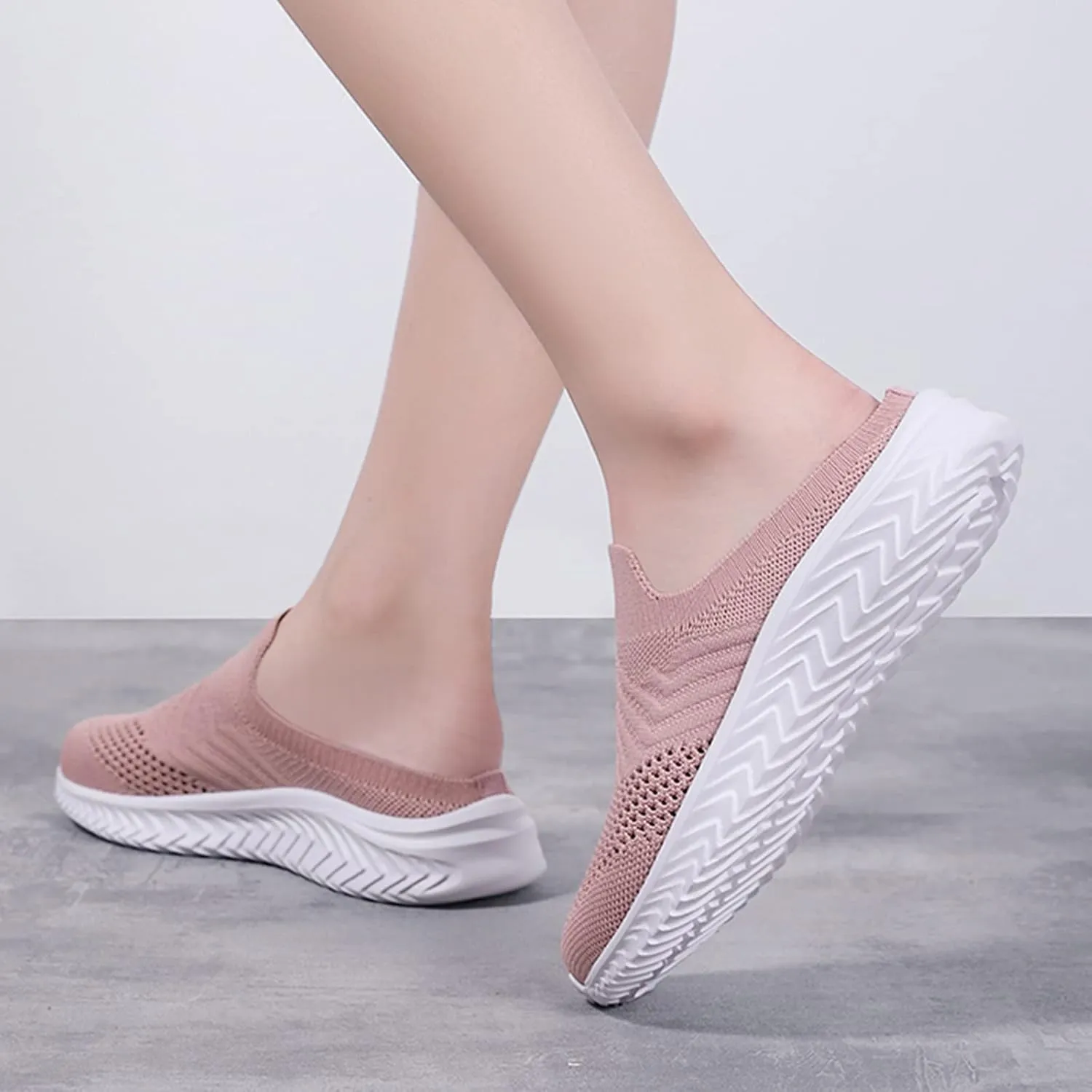Womens Walking Tennis Shoes Lightweight Orthopedic Loafers Casual Breathable Sneakers Comfortable Mules Casual Garden Clogs