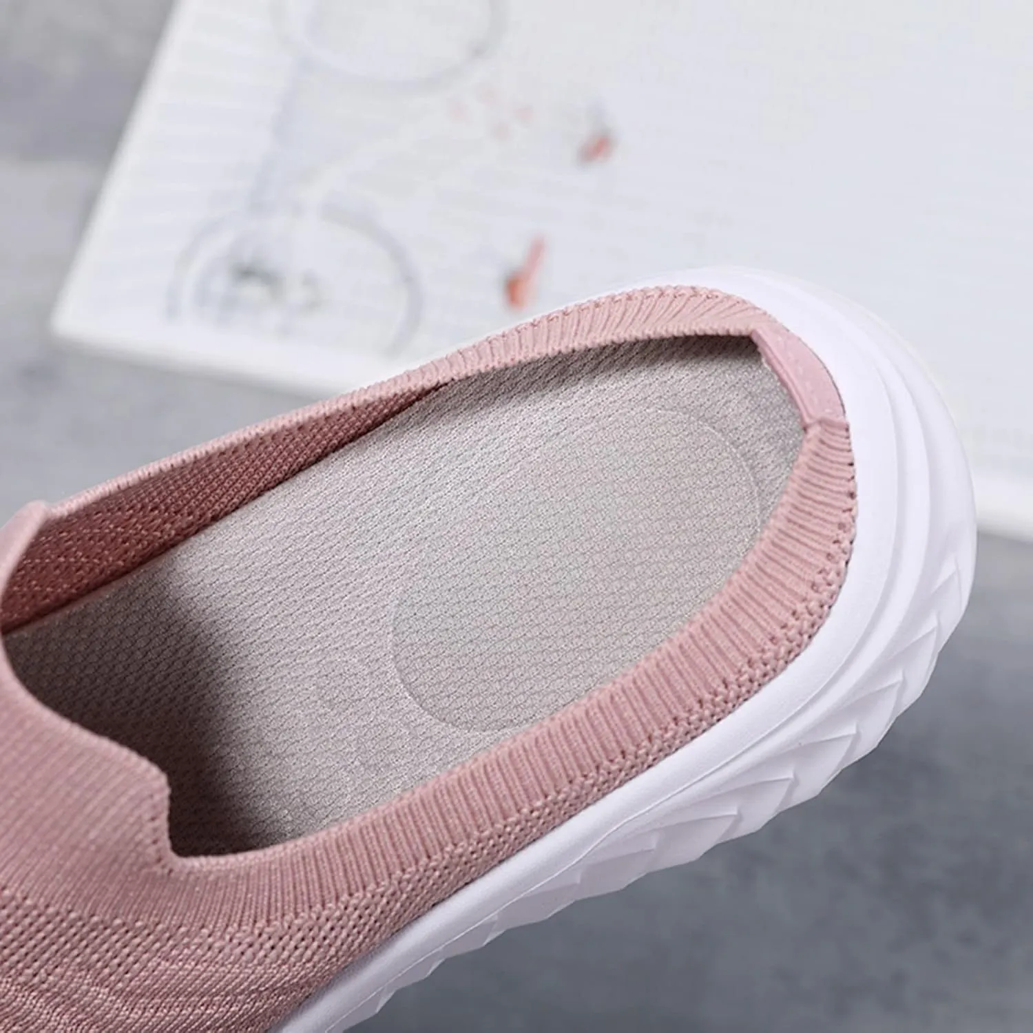 Womens Walking Tennis Shoes Lightweight Orthopedic Loafers Casual Breathable Sneakers Comfortable Mules Casual Garden Clogs