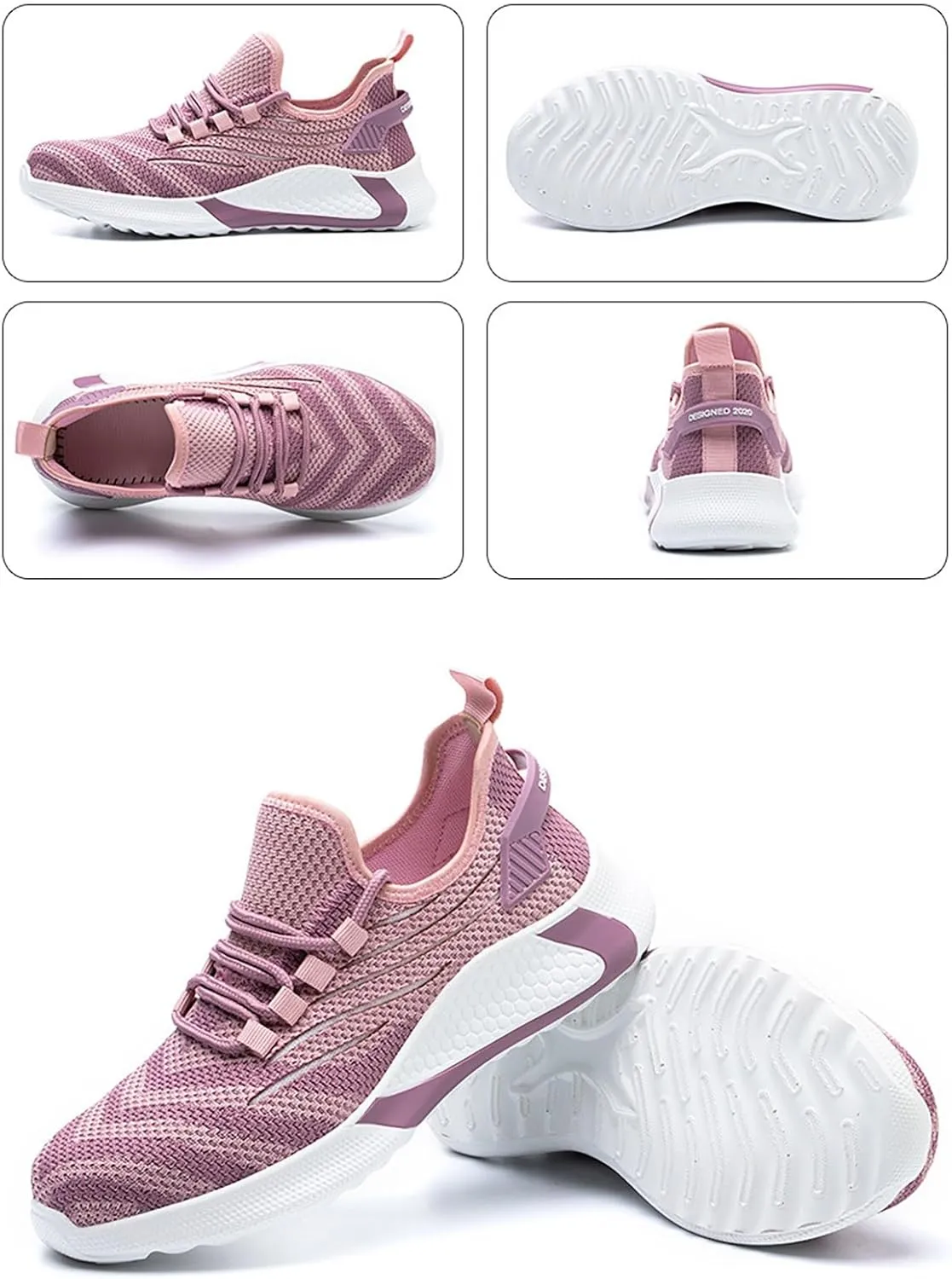 Women's Woven Orthopedic Breathable Soft Shoes Walking Shoes Women Boots Ladies Casual Shoes Platform Sneakers Steel Toe Tennis Shoe Loafers Shoe