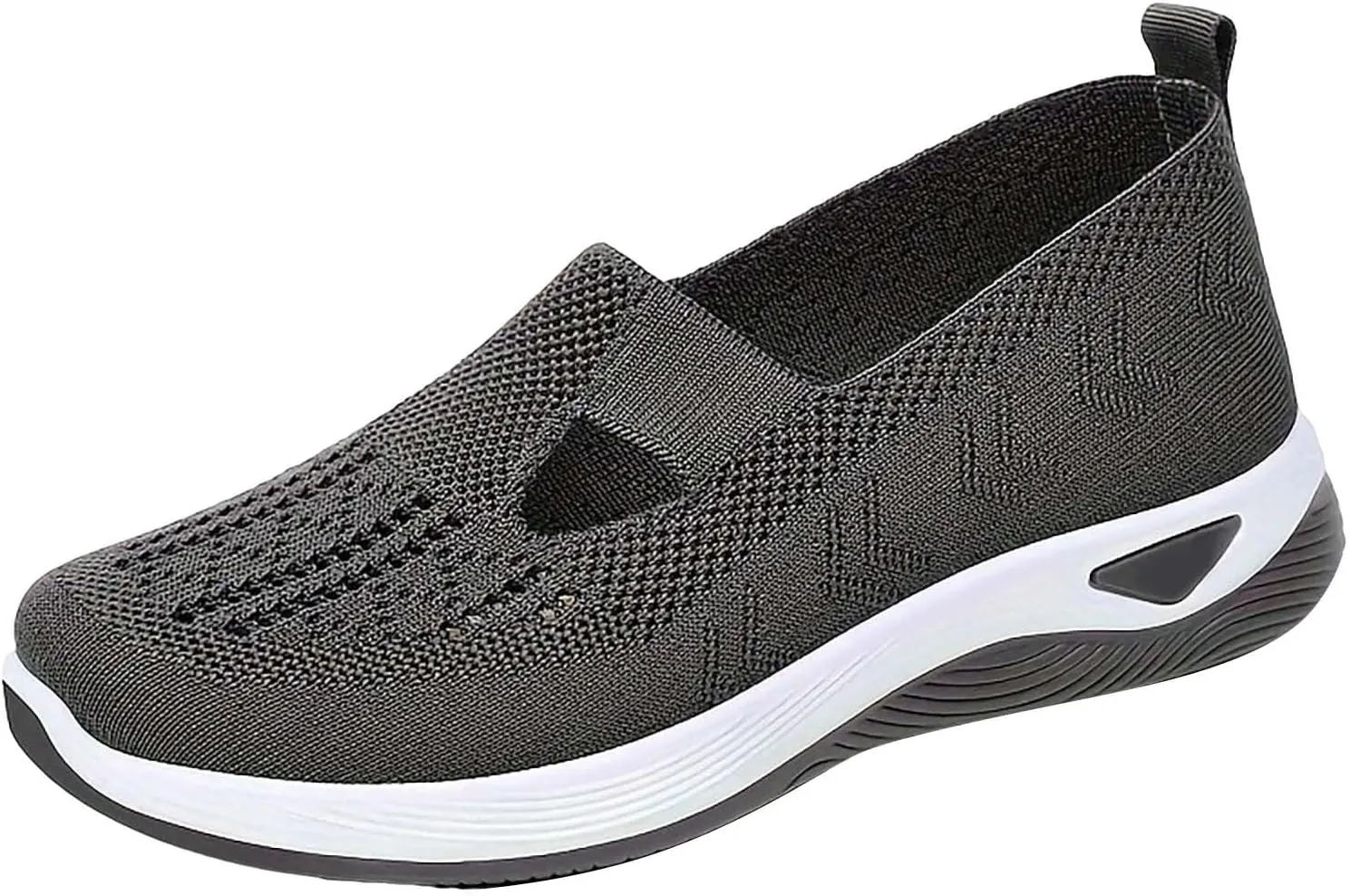 Women's Woven Orthopedic Breathable Soft Shoes Walking Shoes Women Slip On Men's Casual Dress Shoes Waterproof Sneakers Brown Tennis Shoe Loafers Dress Shoe
