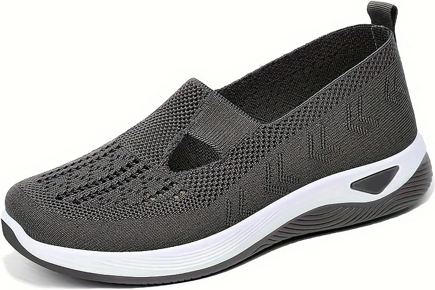 Women's Woven Orthopedic Breathable Soft Shoes Walking Shoes Women Slip On Men's Casual Dress Shoes Waterproof Sneakers Brown Tennis Shoe Loafers Dress Shoe
