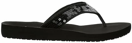 XAPPEAL Samantha - Women's Slip-On Sequins Thong Summer Flip Flop Sandals